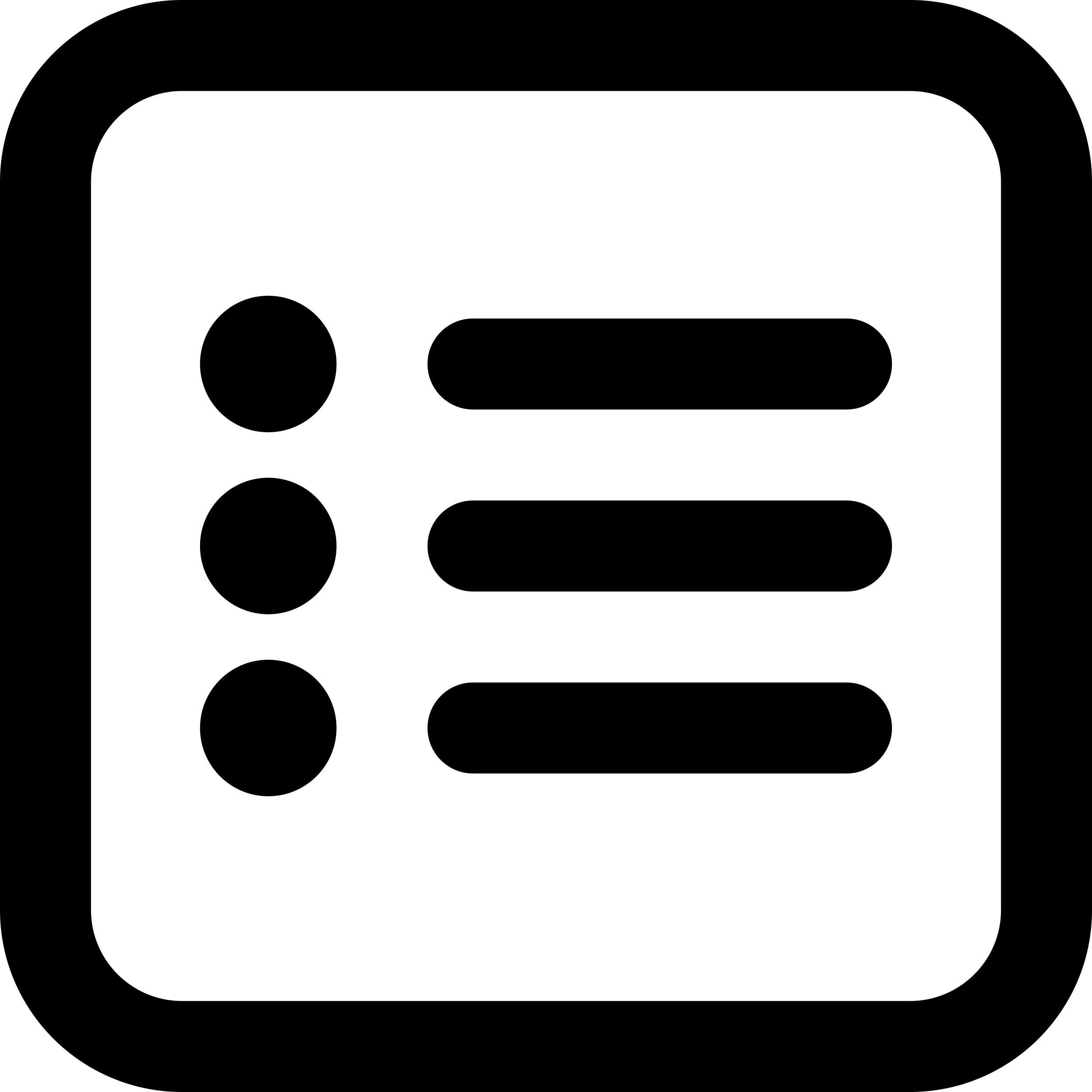 List Square Rounded Interface Symbol Outline Svg File Free Vectors